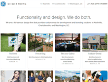 Tablet Screenshot of geisleryoung.com